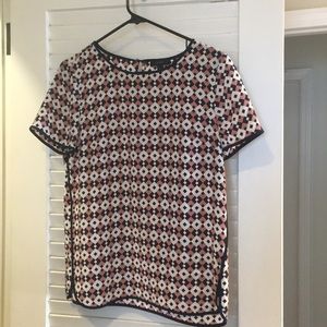 Jcrew printed shell